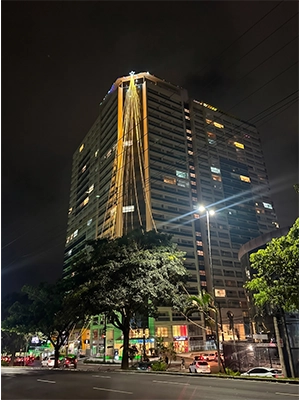 Instalação luzes de natal condomínio Guarulhos